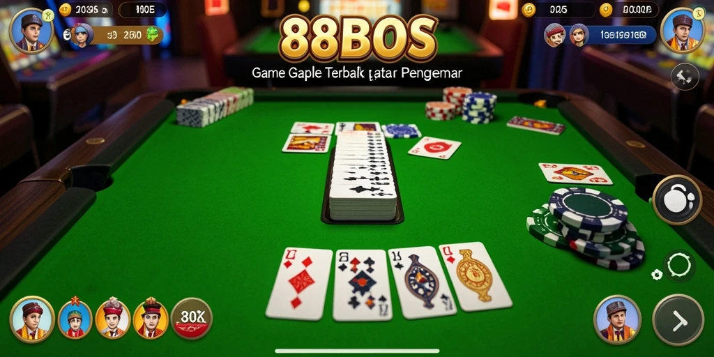 Mainkan Gaple seru di 88BOS dengan teman-teman.