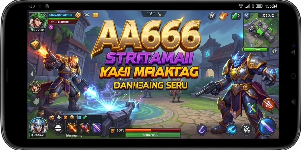 Tampilan utama gameplay AA666 yang mendebarkan dan menarik.