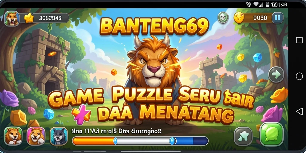 Tampilan gameplay seru BANTENG69 dengan berbagai teka-teki menantang.