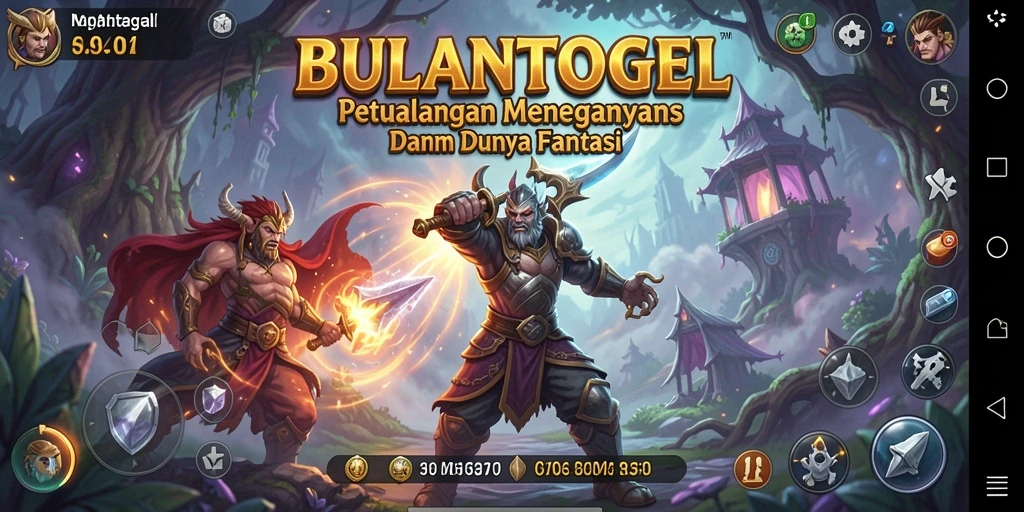 Screenshot utama BULANTOGEL menampilkan aksi mendebarkan dalam petualangan seru.