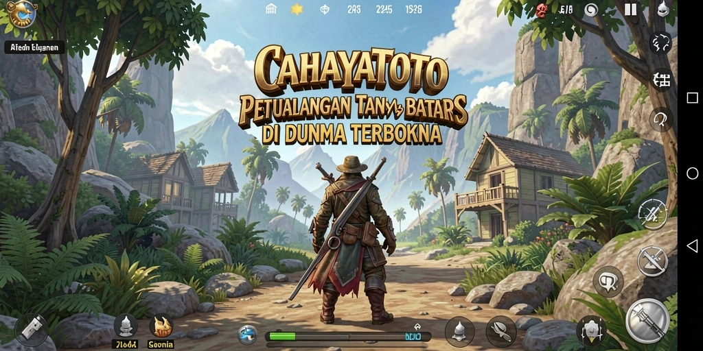Tampilan gameplay CAHAYATOTO yang menakjubkan di dunia terbuka.