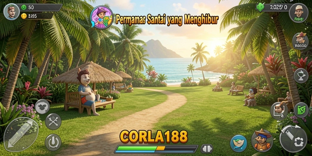 Gameplay seru dan menyenangkan dalam CORLA188 dengan banyak tantangan.