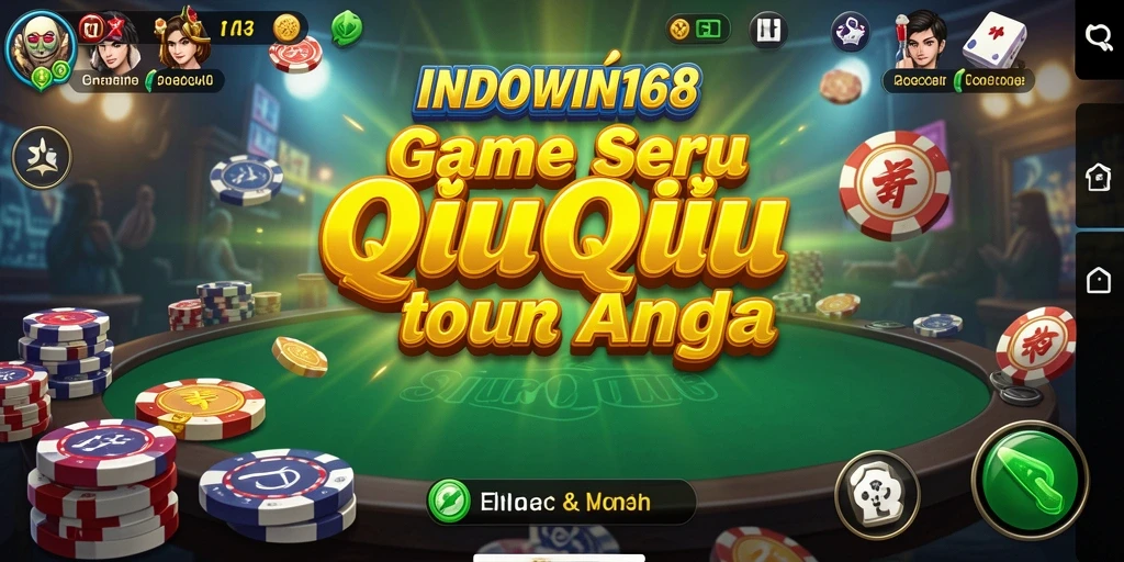 Screenshot gameplay seru dari game QiuQiu INDOWIN168.