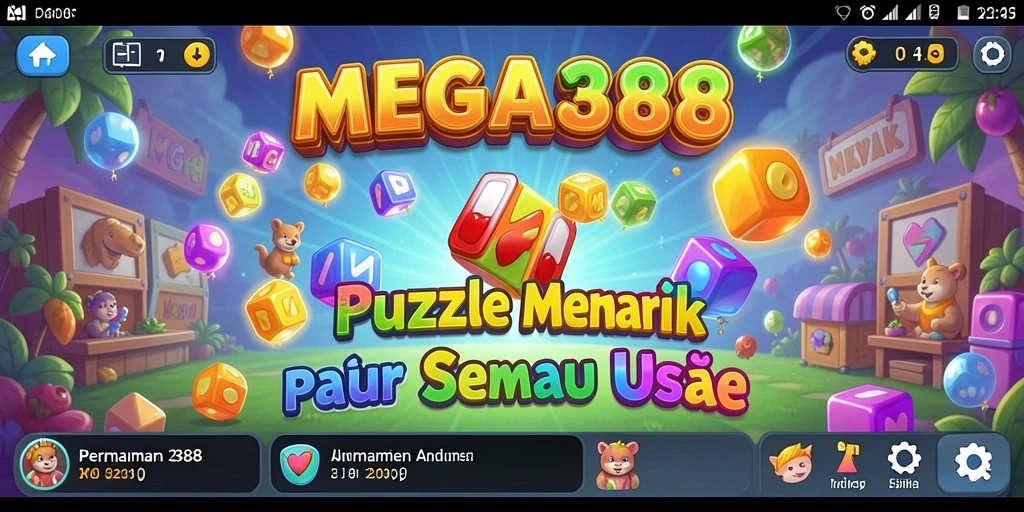 Tangkapan layar MEGA388 menampilkan fitur gameplay Puzzle yang menarik.