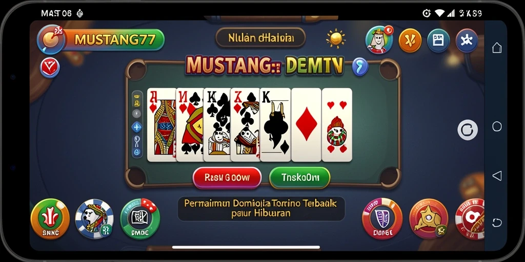 Tampilan gameplay MUSTANG77 yang menarik dan interaktif.