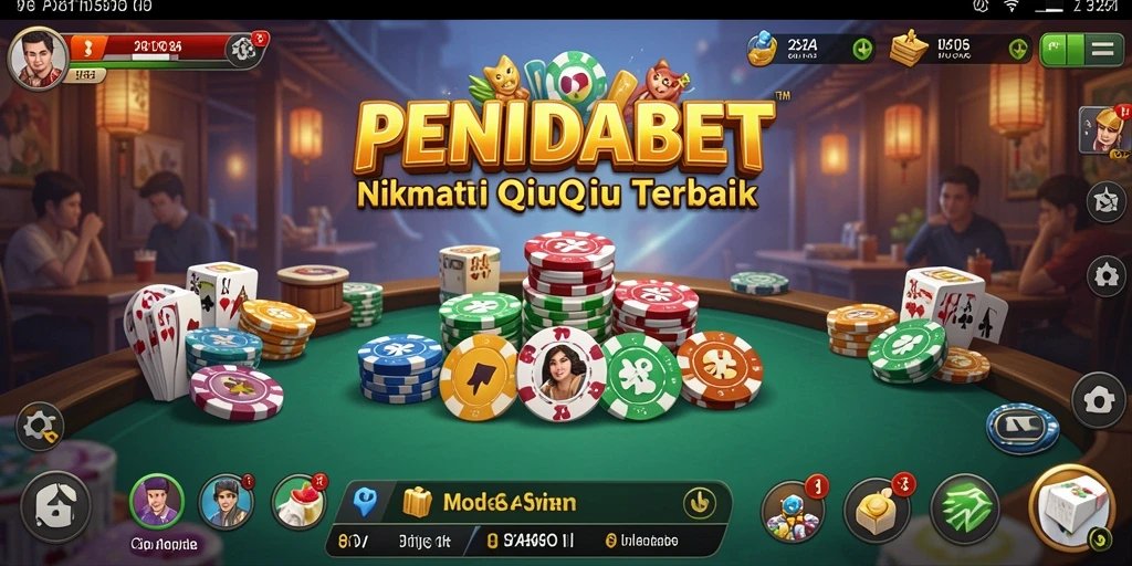 Tampilan screenshot PENIDABET menunjukkan keseruan gameplay QiuQiu yang menarik.