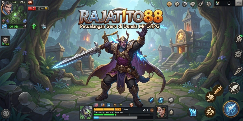Tampilan gameplay menakjubkan dari RAJATOTO88 di arena pertarungan.