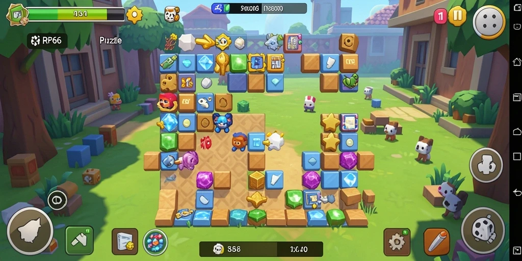 Screenshot RP66 menampilkan gameplay penuh warna dan menarik.