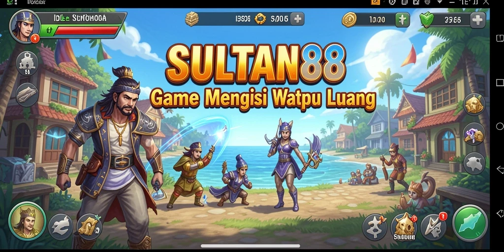 Tampilan gameplay SULTAN88 yang menarik dan penuh warna.