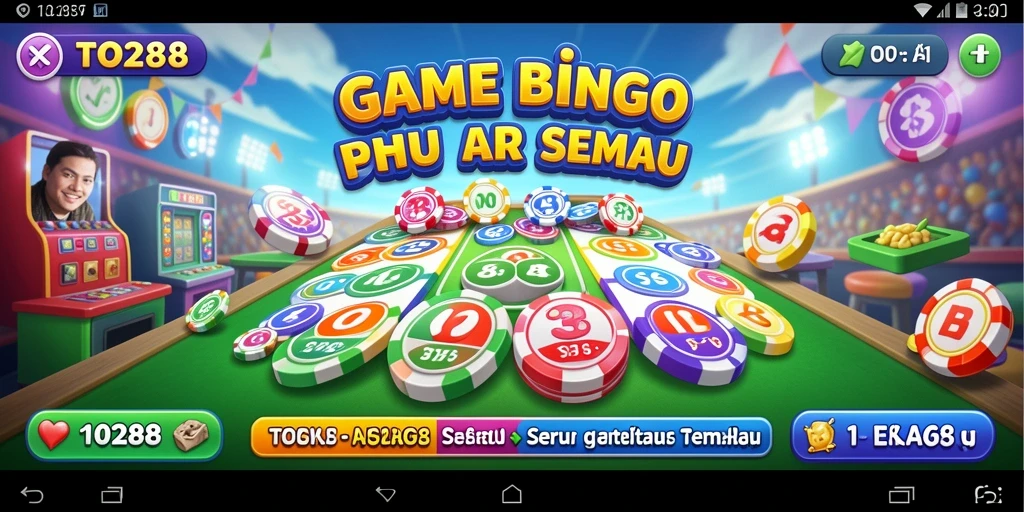Tampilan permainan Bingo yang mengasyikkan di TO288.