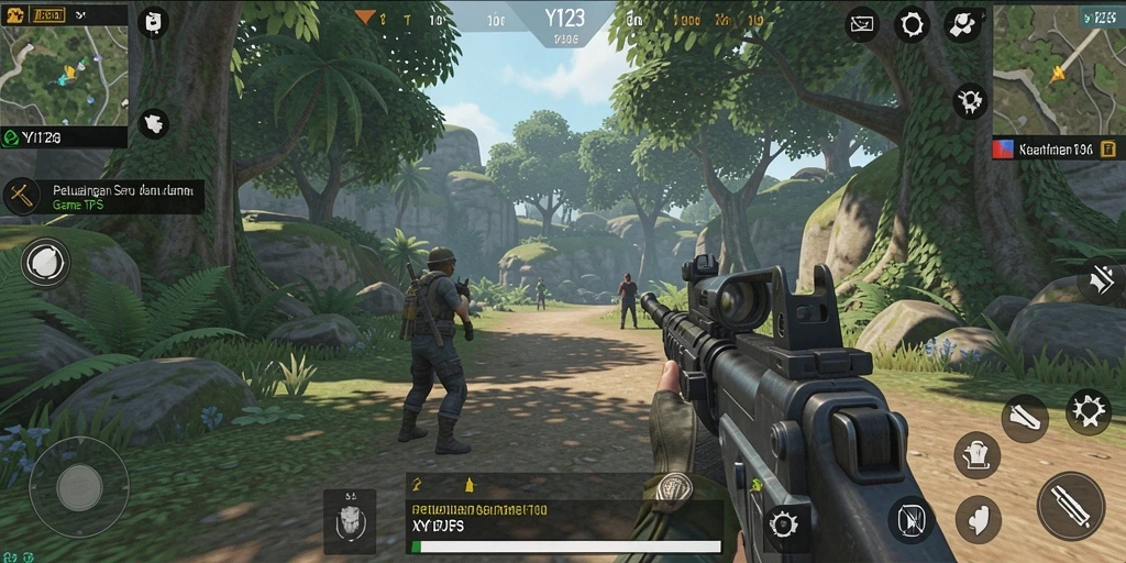 Tampilan gameplay YY123 yang mendebarkan dan penuh aksi.